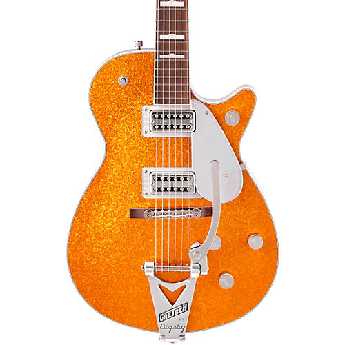 Gretsch Guitars G6129T-89VS Vintage Select '89 Sparkle Jet With Bigsby Gold Sparkle