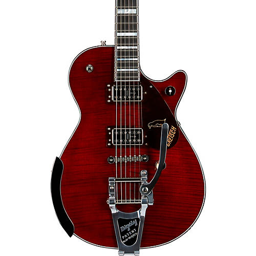 Gretsch Guitars G6134TFM-NH Nigel Hendroff Signature Penguin Electric Guitar Dark Cherry Metallic Flame