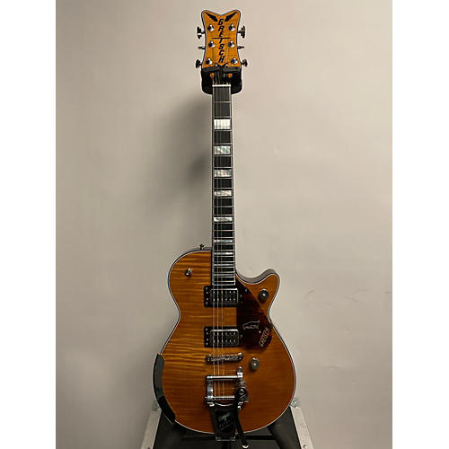 Gretsch Guitars G6134TFM-NH Nigel Hendroff Signature Penguin Solid Body Electric Guitar AMBER FLAME