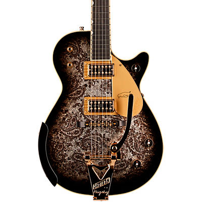 Gretsch Guitars G6134TG Limited-Edition Paisley Penguin Electric Guitar With String-Thru Bigsby and Gold Hardware