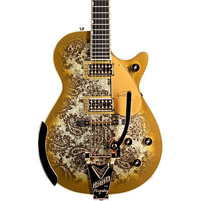 Gretsch Guitars G6134TG Limited Edition Paisley Penguin with String-Thru Bisgby Electric Guitar