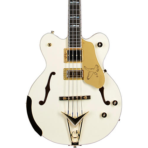 Gretsch Guitars G6136B-TP-AWT Tom Petersson Signature Electric Bass Guitar Aged White