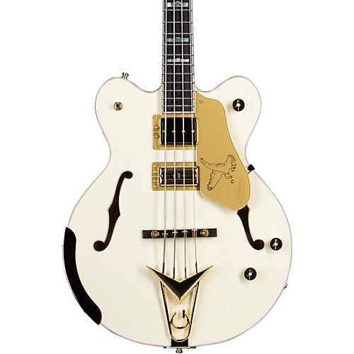 Gretsch Guitars G6136B-TP-AWT Tom Petersson Signature Electric Bass Guitar Aged White