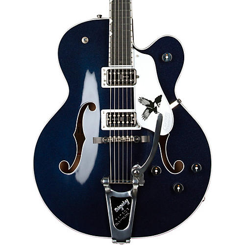 Gretsch Guitars G6136T-RR Rich Robinson Signature Falcon With Bigsby Raven's Breast Blue