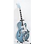 Used Gretsch Guitars G6136T-SL Silver Falcon Bigsby Hollow Body Electric Guitar Chrome Blue