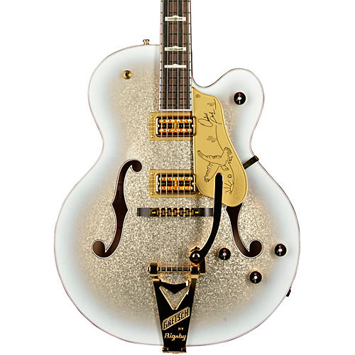 Gretsch Guitars G6136TG-OR Limited-Edition Orville Peck Falcon With String-Thru Bigsby Electric Guitar Oro Sparkle