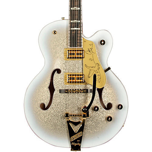 Gretsch Guitars G6136TG-OR Limited-Edition Orville Peck Falcon With String-Thru Bigsby Electric Guitar Oro Sparkle