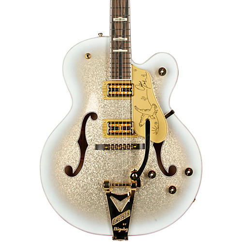 Gretsch Guitars G6136TG-OR Limited-Edition Orville Peck Falcon With String-Thru Bigsby Electric Guitar Oro Sparkle