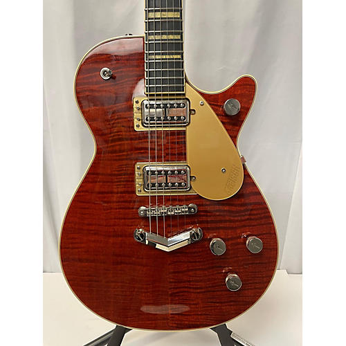 Gretsch Guitars G6228FM Duo Jet Players Edition Solid Body Electric Guitar Bourban Stain