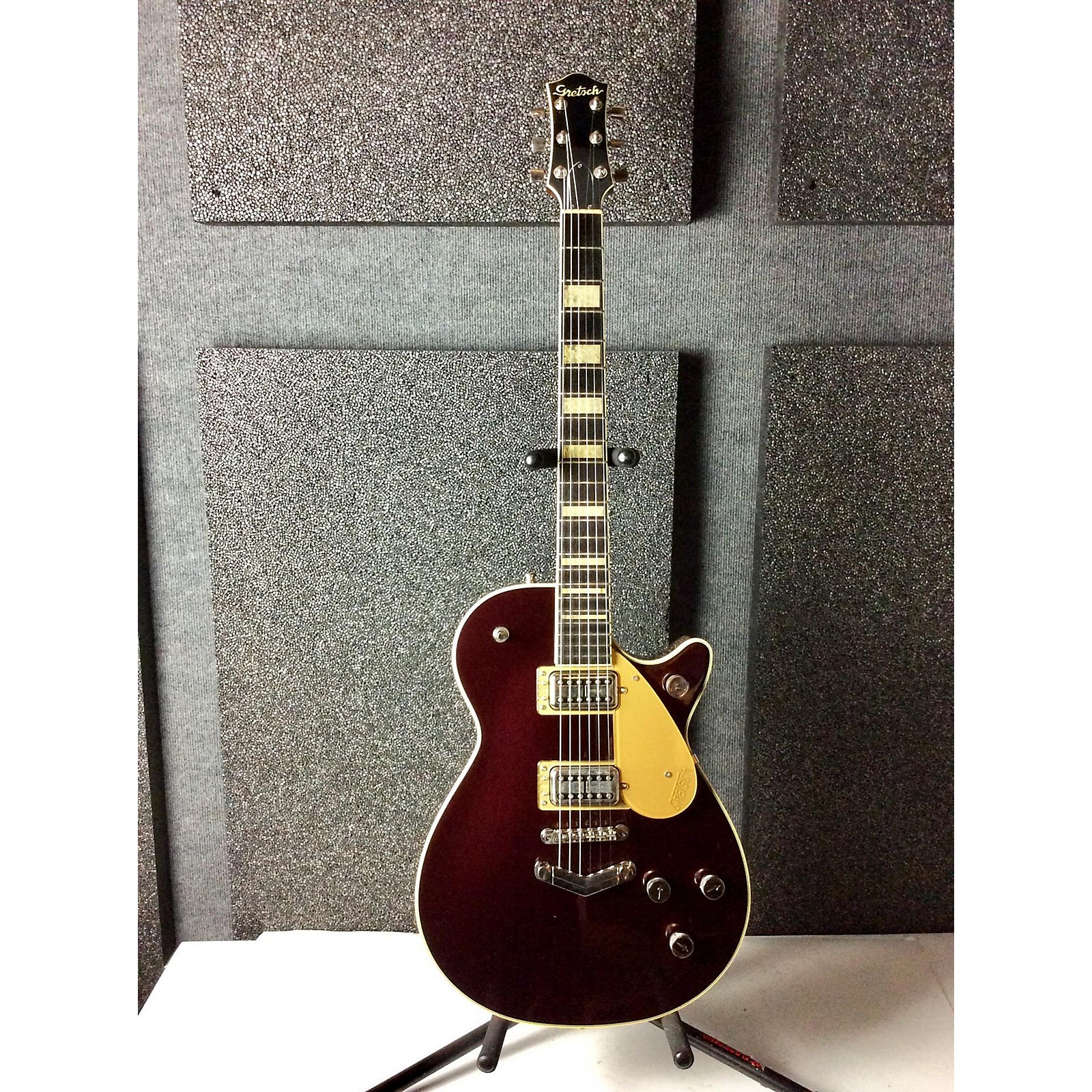 Used Gretsch Guitars G6228FMPE Players Edition Duo Jet Solid Body Electric Guitar Dark Cherry