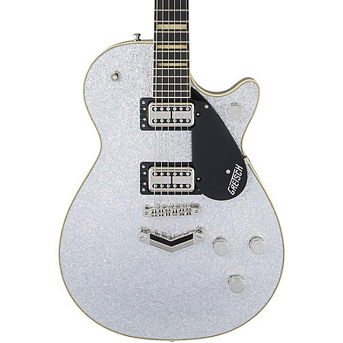 Gretsch Guitars G6229 Players Edition Jet BT Electric Guitar Silver Sparkle