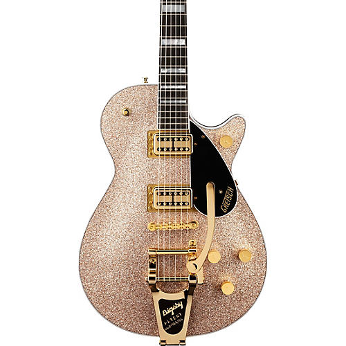 Gretsch Guitars G6229TG Limited-Edition Players Edition Sparkle Jet BT Electric Guitar With Bigsby and Gold Hardware Champagne Sparkle
