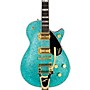 Gretsch Guitars G6229TG Limited-Edition Players Edition Sparkle Jet BT Electric Guitar With Bigsby and Gold Hardware Ocean Turquoise Sparkle