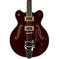 Gretsch Guitars G6609TFM Players Edition Broadkaster Center Block Electric Guitar With String-Thru Bigsby and Flame Maple Dark Cherry StainDark Cherry Stain