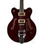 Gretsch Guitars G6609TFM Players Edition Broadkaster Center Block Electric Guitar With String-Thru Bigsby and Flame Maple Dark Cherry Stain