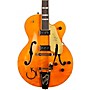Gretsch Guitars G6609TFM Players Edition Broadkaster Center Block with String-Thru Bigsby and Flame Maple Dark Cherry Stain