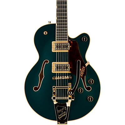 Gretsch Guitars G6659TG Players Edition Broadkaster Jr. Center Block Single-Cut with String-Thru Bigsby and Gold Hardware