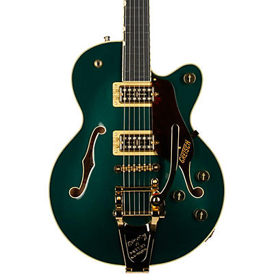 Gretsch Guitars G6659TG Players Edition Broadkaster Jr. Center Block Single-Cut With String-Thru Bigsby and Gold Hardware