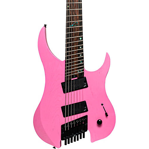 Legator G7FP Ghost Performance 7 Multi-Scale Electric Guitar Flamingo