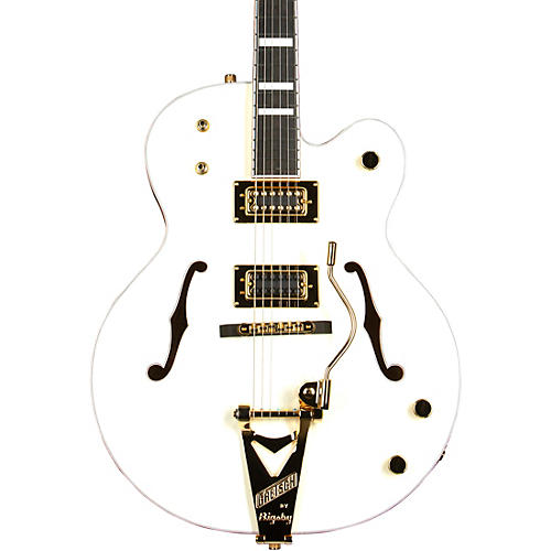 Gretsch G8424T Billy Duffy Signature Falcon LTD Hollow Body with Bigsby Electric Guitar Vintage White