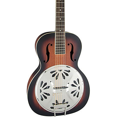 Gretsch Guitars G9220 Bobtail Round-Neck Resonator Guitar, Spider Cone