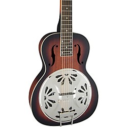 G9230 Bobtail Square-Neck A.E., Mahogany Body Spider Cone Resonator Guitar 2-Color Sunburst