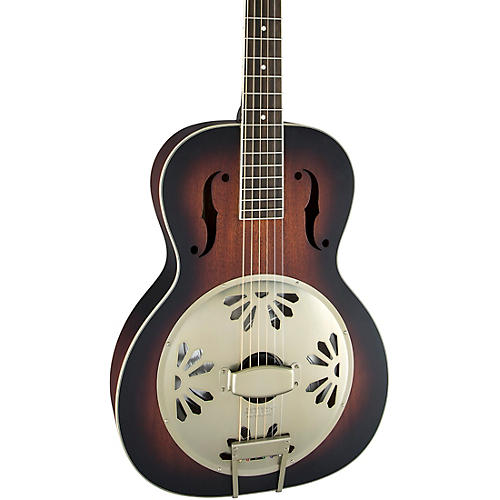 Gretsch Guitars G9240 Alligator Round-Neck, Mahogany Body Biscuit Cone Resonator Guitar 2-Color Sunburst