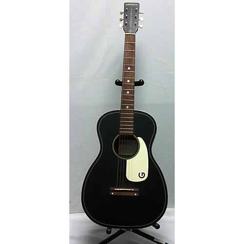 gretsch guitars g9520 jim dandy flat top acoustic guitar black