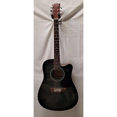 Glen Burton GA204BCO-BK Acoustic Electric Guitar