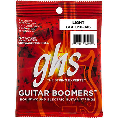 GHS GBL Boomers Electric Guitar Strings - Light (10-46)
