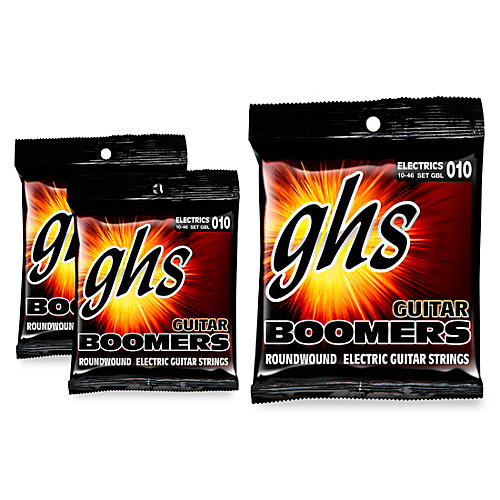 GBL Boomers Light 010 Electric Guitar Strings 3-Pack