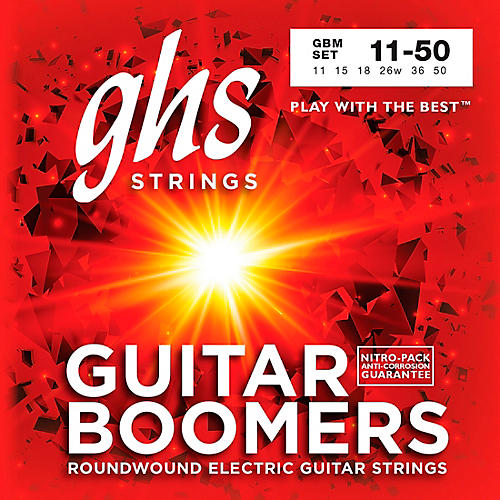 GHS GBM Boomers Medium Electric Guitar Strings