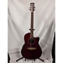 Used Ovation GC057M-5 Celebrity Acoustic Electric Guitar Trans Red