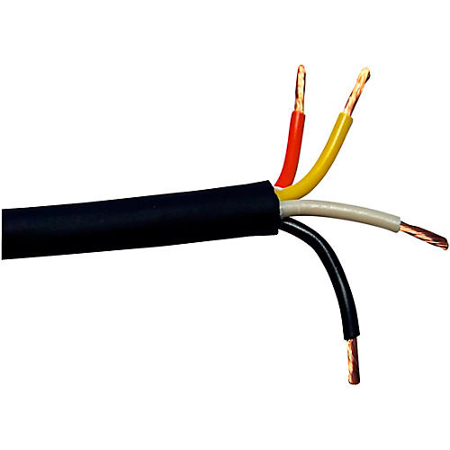 Rapco Horizon GC1-3/4 Bulk 13GA 4 Conductor Speaker Cable (Sold By The FT) 200 ft. Black