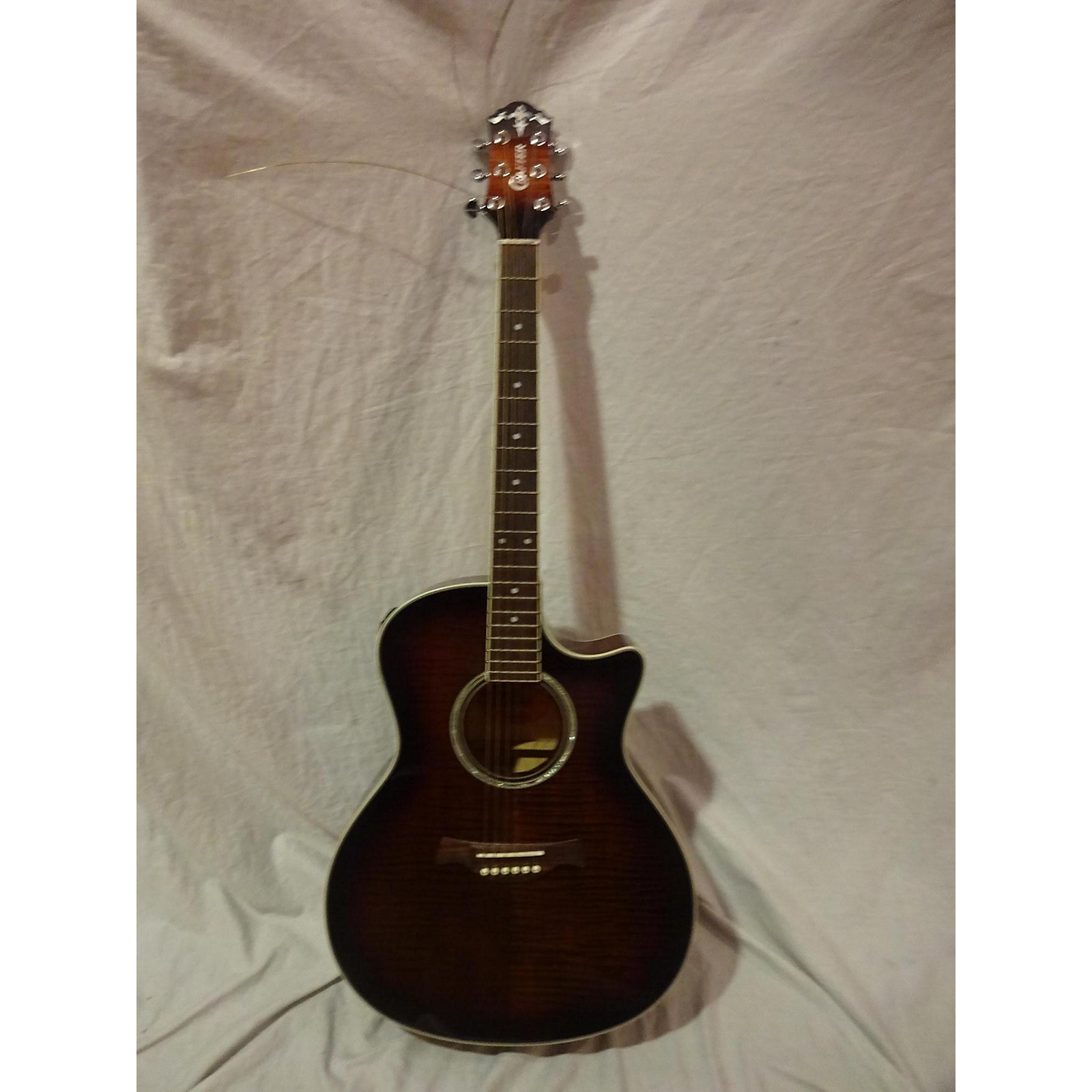 Used Crafter Guitars GCL80/BRS Acoustic Guitar brown burst Musician's