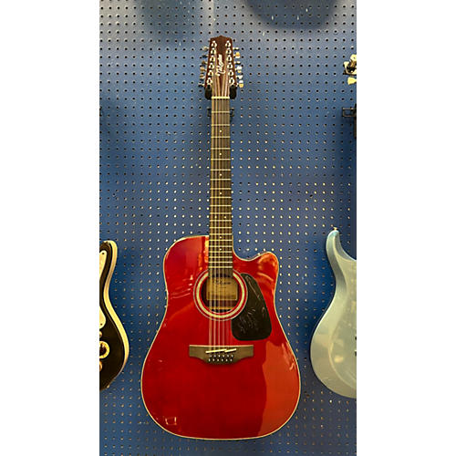 Takamine GD30CE-12 12 String Acoustic Electric Guitar Candy Apple Red