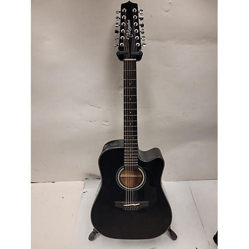 Takamine GD30CE-12 12 String Acoustic Electric Guitar Black