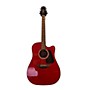 Used Takamine GD30CE Acoustic Electric Guitar Candy Apple Red