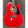 Used Takamine GD30CE Acoustic Electric Guitar Wine Red