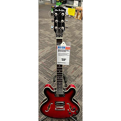 Glen Burton GE355-RDS Memphis Hollow Body Electric Guitar Red Sunburst