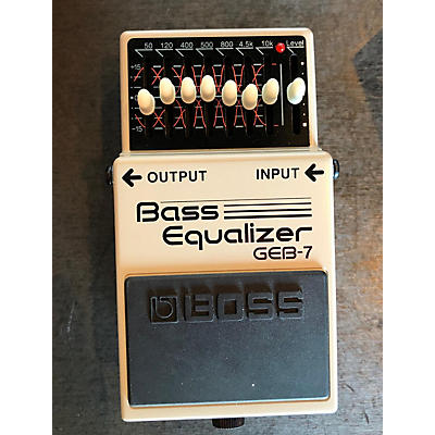 BOSS GEB7 7 Band Bass Equalizer Bass Effect Pedal