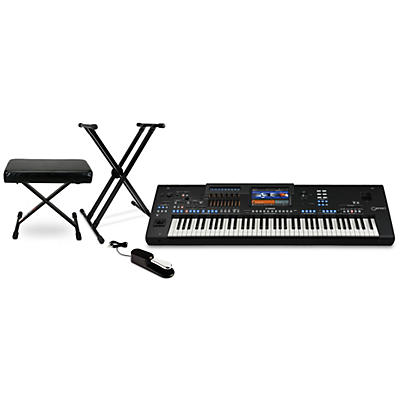 Yamaha GENOS2 Flagship Arranger Keyboard Essentials Bundle