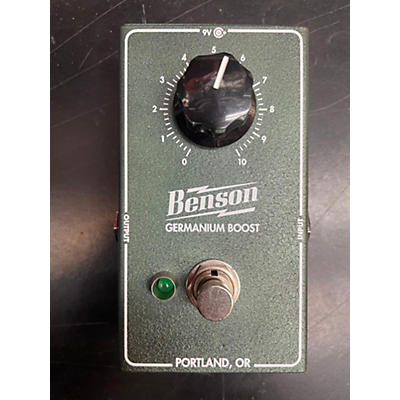 Benson Amps GERMANIUM BOOST Effect Pedal