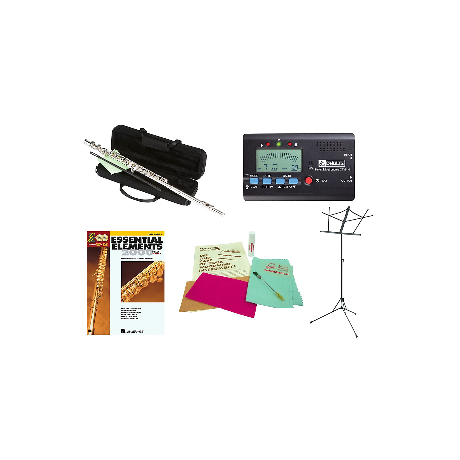 Giardinelli GFL3S Flute Bundle Musician's Friend