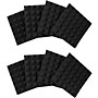 Gator GFW-ACPNL1212P-8PK Eight (8) Pack of 2 Inch -Thick Acoustic Foam Pyramid Panels 12x12 Charcoal