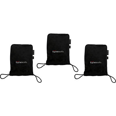Gator GFW-MICPOUCH-3PK Soft Bag for Studio Mics 3-Pack