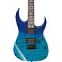 Ibanez GIO GRG120QASP Electric Guitar - Transparent Blue Gradation