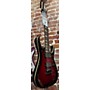 Used Ibanez GIO Solid Body Electric Guitar Crimson Red Burst
