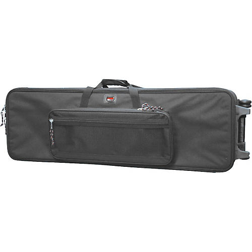 GK-4212 Lightweight 61-Key Keyboard Case on Wheels