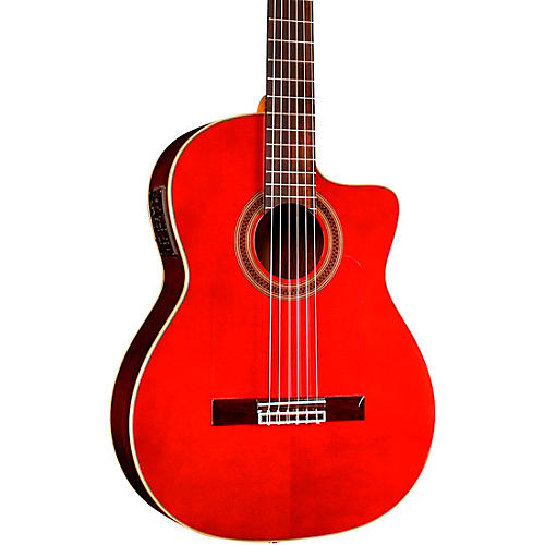 Cordoba GK Studio Negra Flamenco Acoustic-Electric Guitar Wine Red